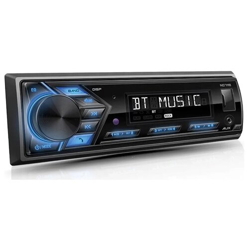 фото Ресивер-usb nakamichi nq711b, 1 din, usb, aux, вт, 4.50 вт, съемная панель