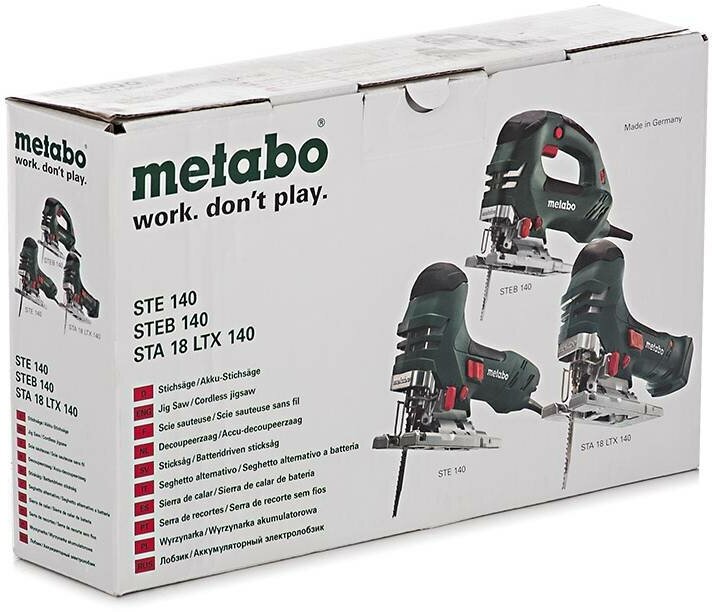 Лобзик STEB 140 Metabo в коробке - фотография № 6