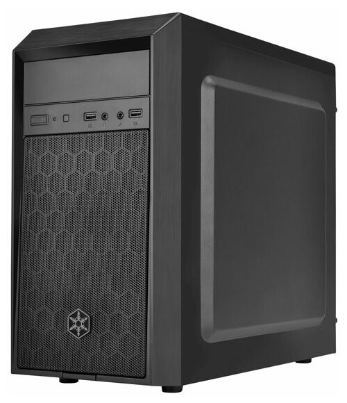 Корпус SilverStone SST-PS16B чёрный (ATX, 2xUSB 3.0, HD Audio)