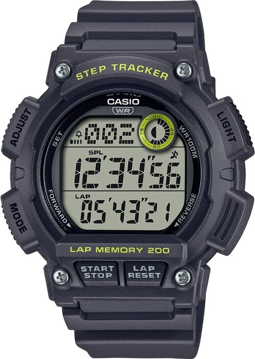 Наручные часы CASIO Standard, черный, серый