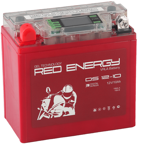 фото Аккумулятор мото red energy ds 1210 (yb9a-a, yb9-b) gel