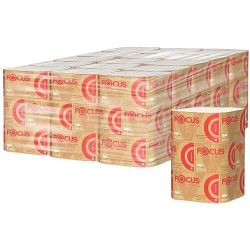Полотенца бумажные д/дисп. FOCUS PremiumVсл 2сл 200л15пач/уп 5083739 п/э