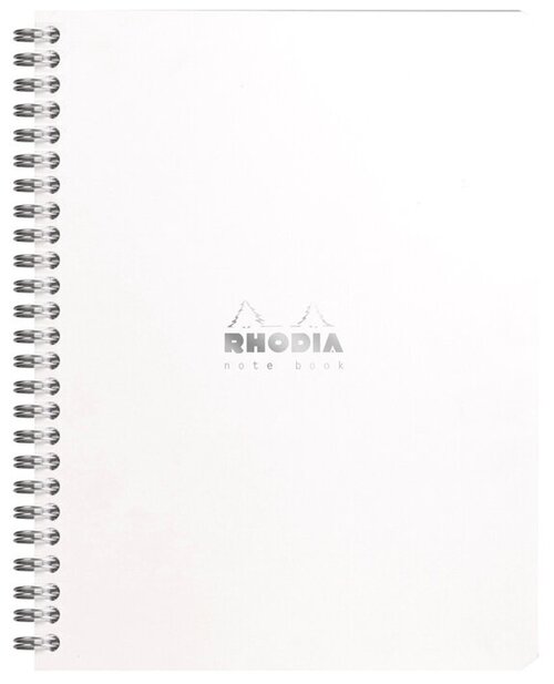 Тетрадь 80л, А5+, клетка на гребне Rhodia 