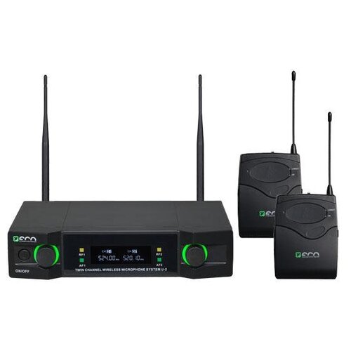 ECO by VOLTA U-2H 520107258 Микрофонная радиосистема с двумя головными микрофонами UHF диапазона 1045800₽