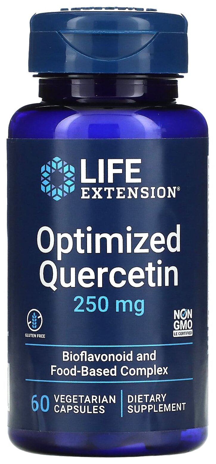 Капсулы Life Extension Optimized Quercetin 250 мг, 250 мг, 60 шт.