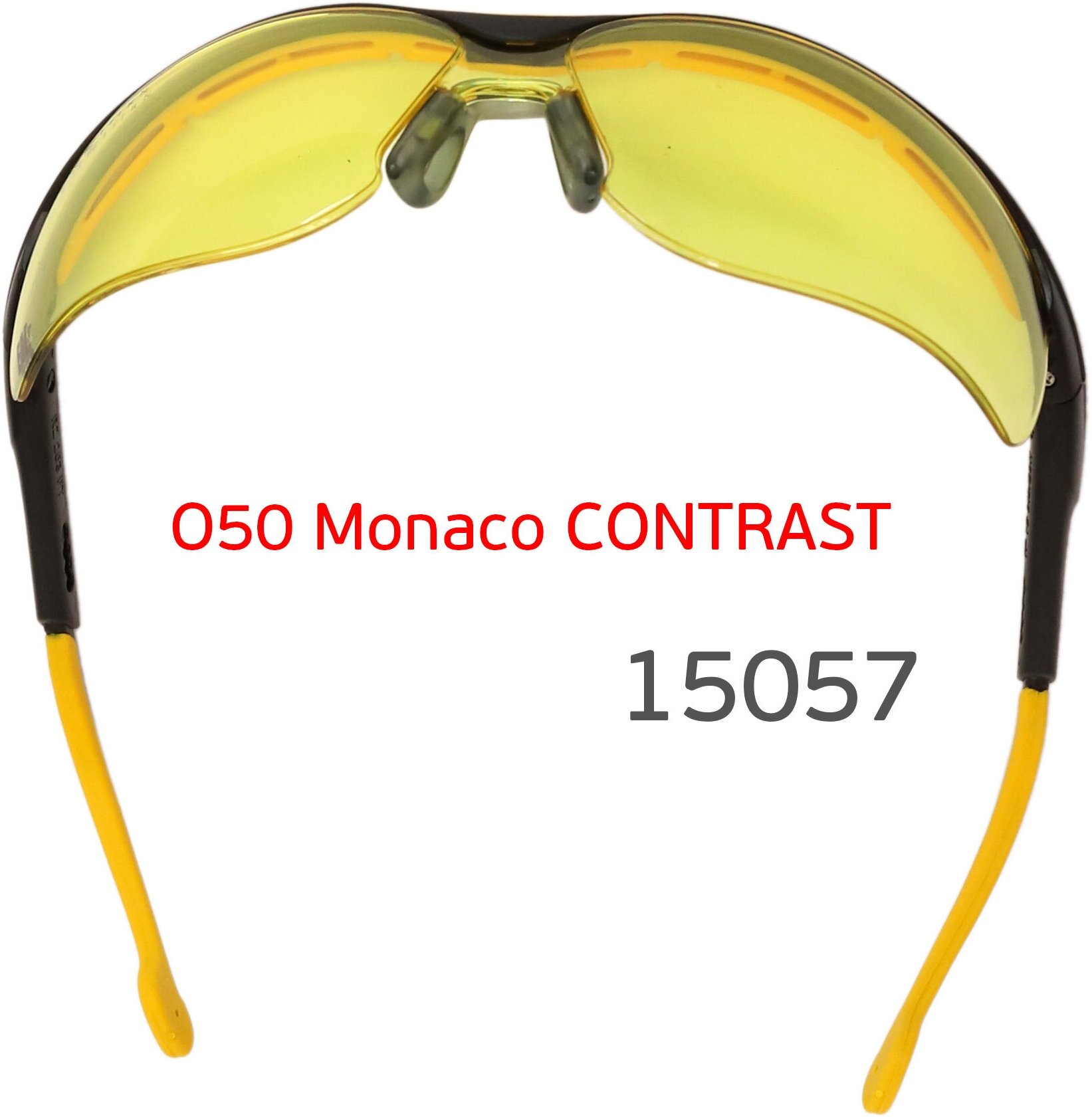 Очки РОСОМЗ O50 Monaco CONTRAST 15057 желтые защитные открытые - фотография № 8