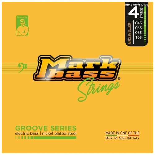 Markbass Groove Series MB4GVNP45105LS струны для бас-гитары, 45-105, никель