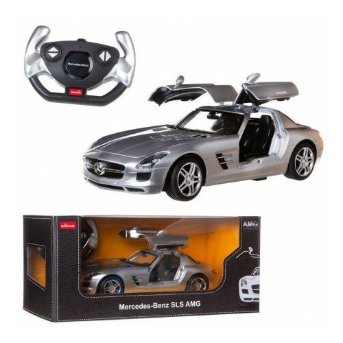 Машина р/у 1:24 Mercedes-Benz SLS AMG, серебристый Rastar