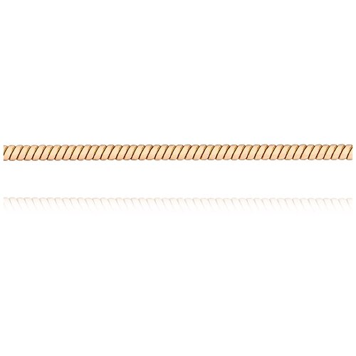 Цепь из золота плетения Панцирь одинарный ЦП135УКА1П-А51 АДАМАС