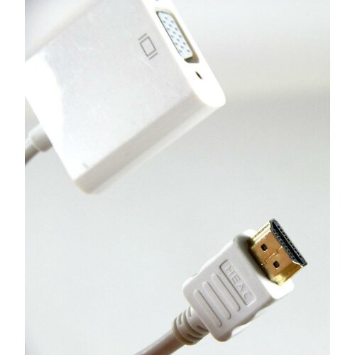 кабель vcom для подключения vga m vga m 1 8м Сетевой кабель VCOM 0.15m м HDMI(M) to VGA(F) CG558