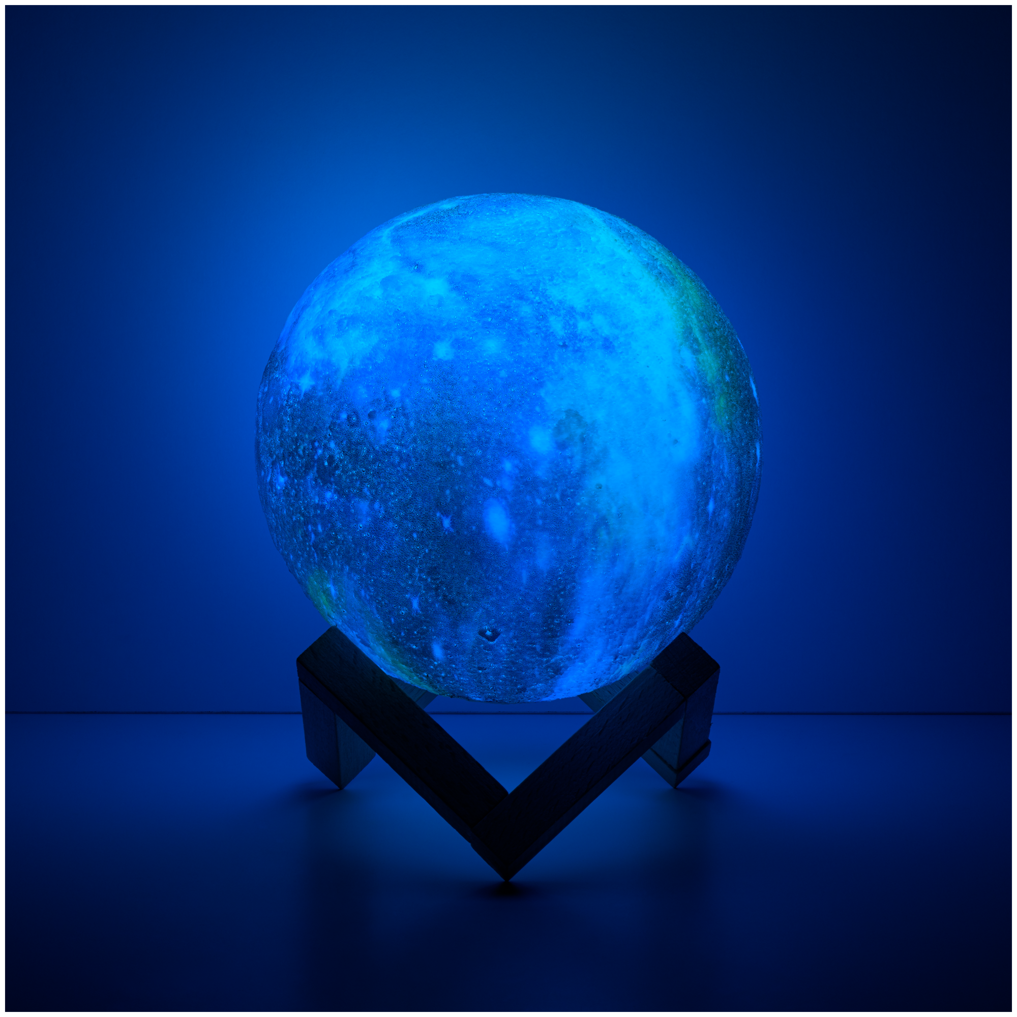 Ночник светодиодный Gauss Луна 3D, с пультом, регулируемый свет, 15 см - фотография № 4