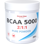 BCAA 2:1:1, БЦАА для набора массы, выносливости и восстановления, 200 грамм ВСАА - изображение