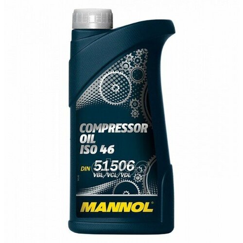 Масло Компрессорное Mannol 1Л Compressor Oil Iso 46 MANNOL арт. 1923 602084187 opet компрессорное масло optima compressor oil 46 20л