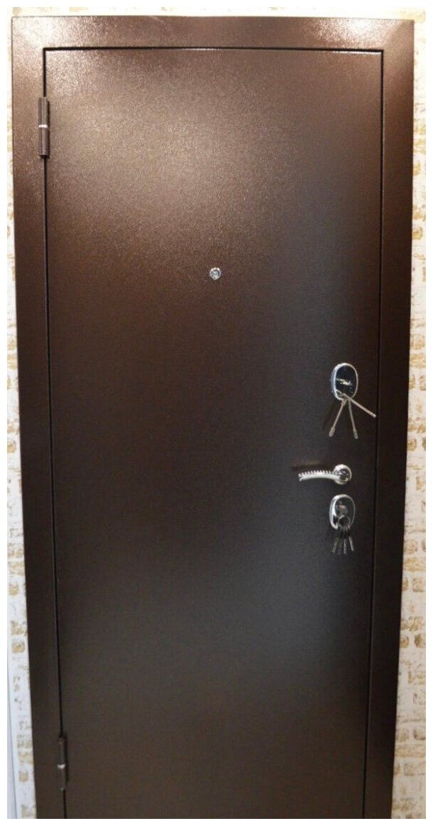 Входная дверь Ferroni Гарда металл/металл 860*2050 правая - фотография № 4