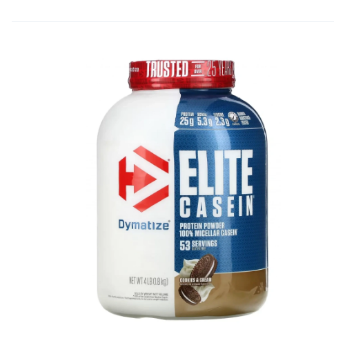 Казеиновый протеин DYMATIZE Elite Casein 1800 гр со вкусом печенье с кремом
