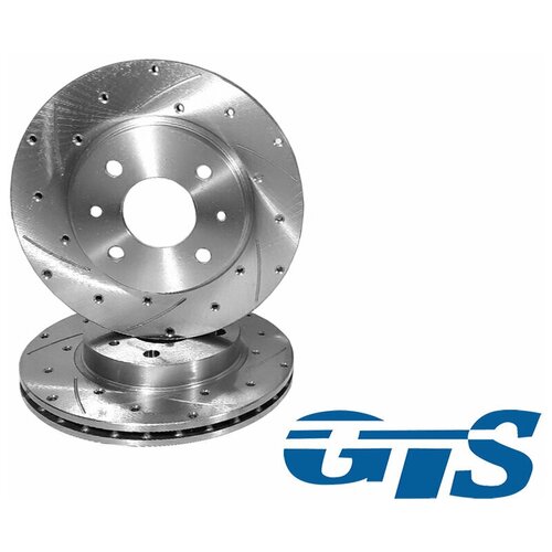 Диски тормозные ALNAS Euro/Sport ВАЗ 2110-3501004/05 перфорация-проточки