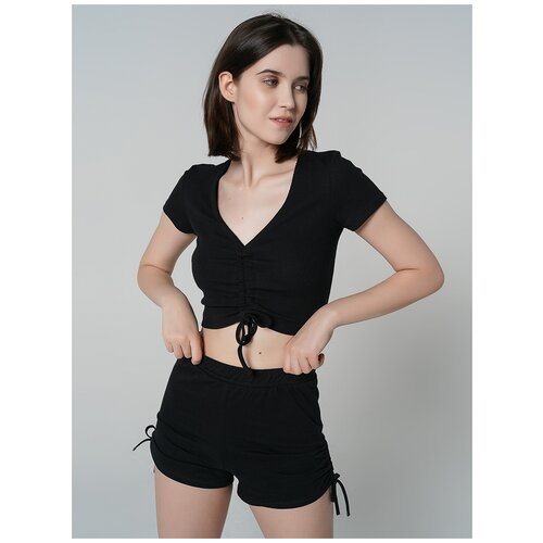 фото Футболка с кор.рукавом твое 80794 размер xl, черный, women