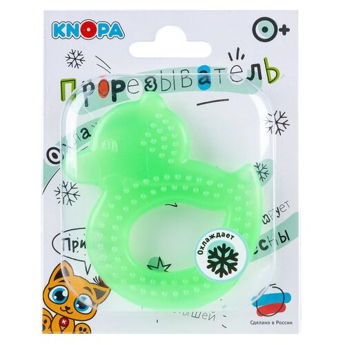 прорезыватель knopa мишка охлаждающий зеленый Прорезыватель Knopa Уточка, микс
