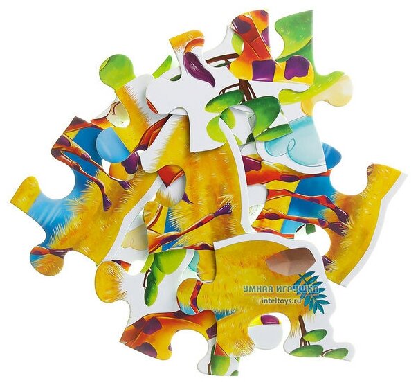 Puzzle-12 MAXI "Жирафы в Саванне" (В-120178 ) - фото №6