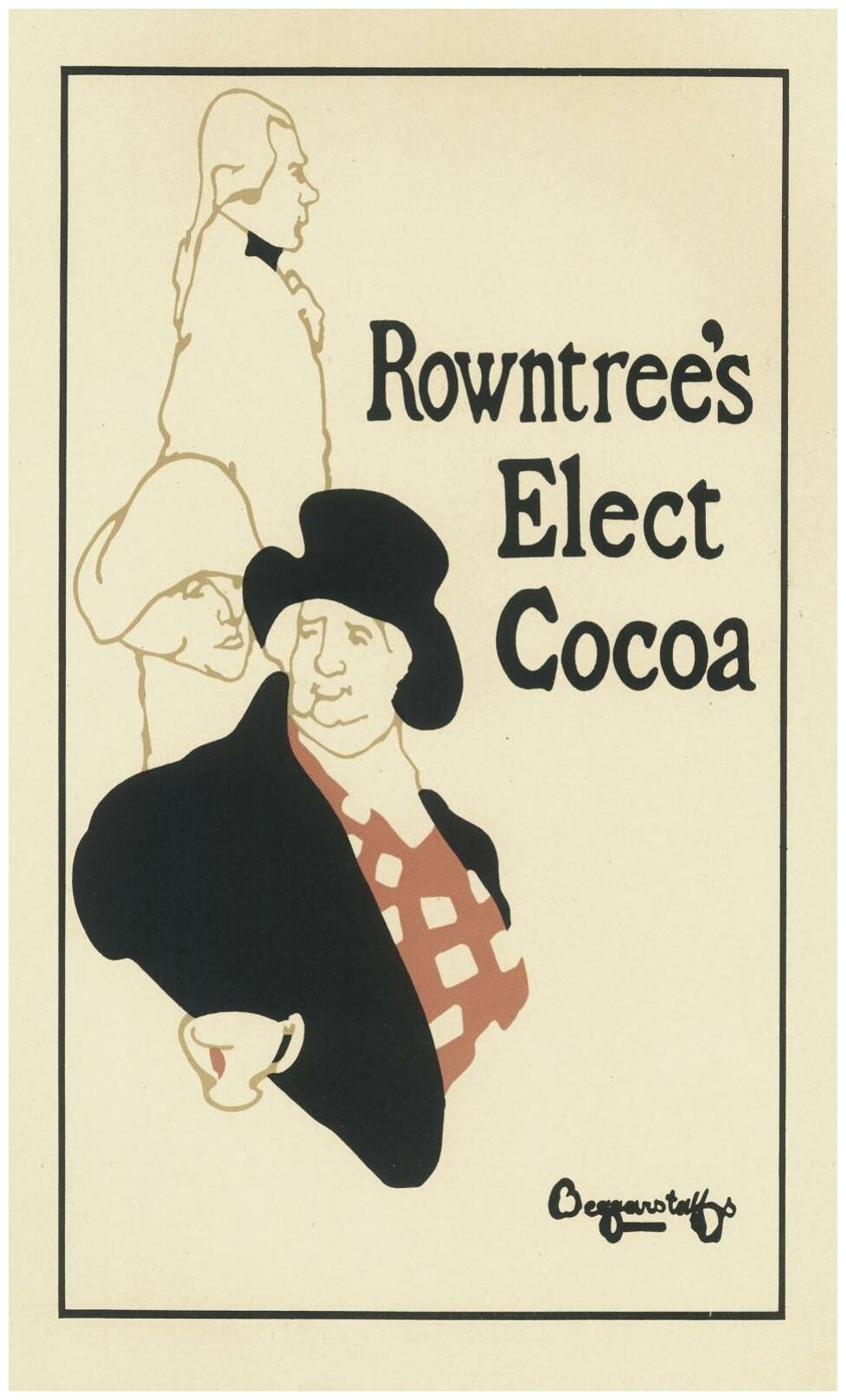 Рекламный плакат - Шоколадный напиток Rowntrees Elect Cocoa