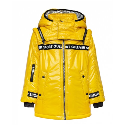 фото Куртка gulliver 219fbc4104 размер 98, желтый