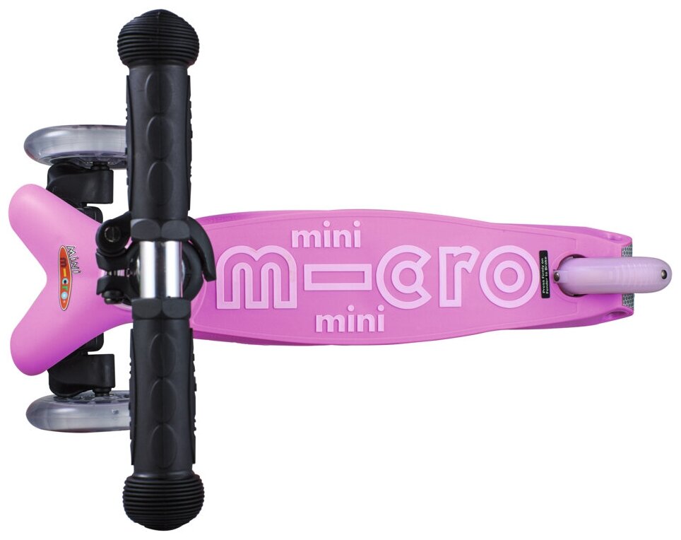 Трехколесный самокат Micro Mini2GO Pink Deluxe Plus (MMD033)
