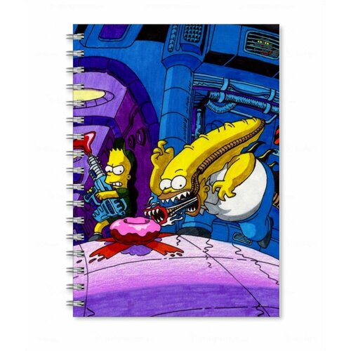 Тетрадь MIGOM формата А4, с принтом Simpsons, Симпсоны - 9