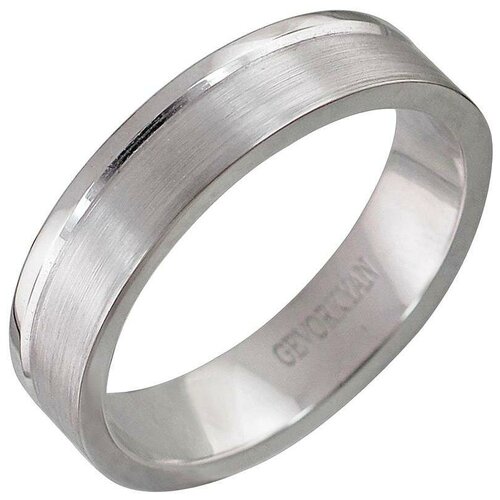 фото Эстет кольцо из белой платины 01о090364, размер 16.5