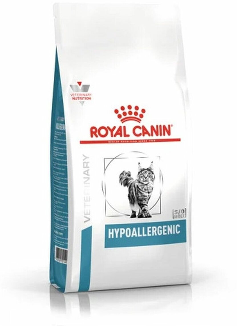 Royal Canin Hypoallergenic DR 25 Feline Корм сухой диетический для взрослых кошек при пищевой аллергии, 500 г