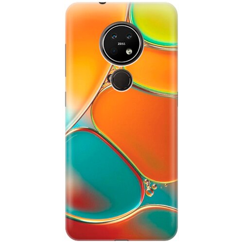фото Силиконовый чехол на nokia 6.2 / 7.2 / нокиа 6.2 / 7.2 с принтом "разноцветные пузырьки" gosso