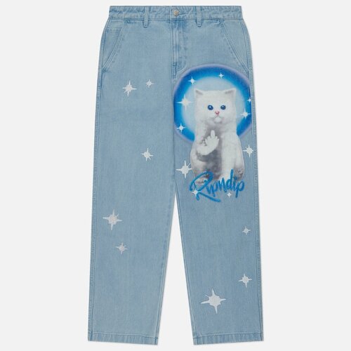 Мужские джинсы Ripndip Sprinkles Wide Leg Denim синий, Размер 34