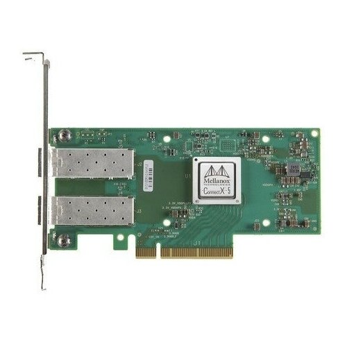 Mellanox MCX512A-ACAT ConnectX -5 EN network interface card, 25GbE dual-port SFP28, PCIe3.0 x8, tall bracket, ROHS R6