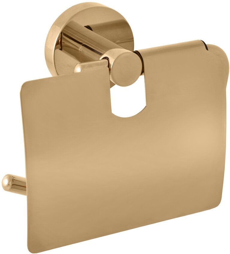 Держатель туалетной бумаги RAV Slezak Colorado, с крышкой, золото COA0400Z