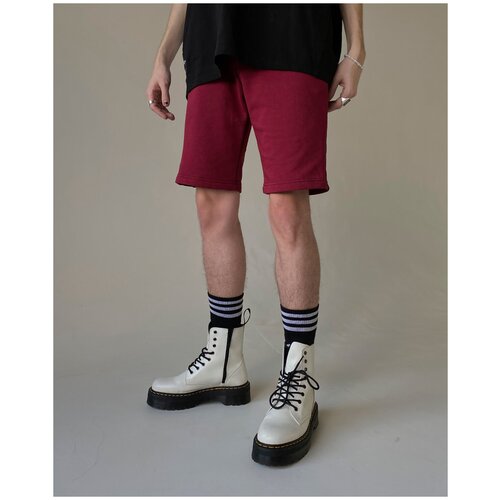фото Шорты лампас бордовые - m антон лисин россия