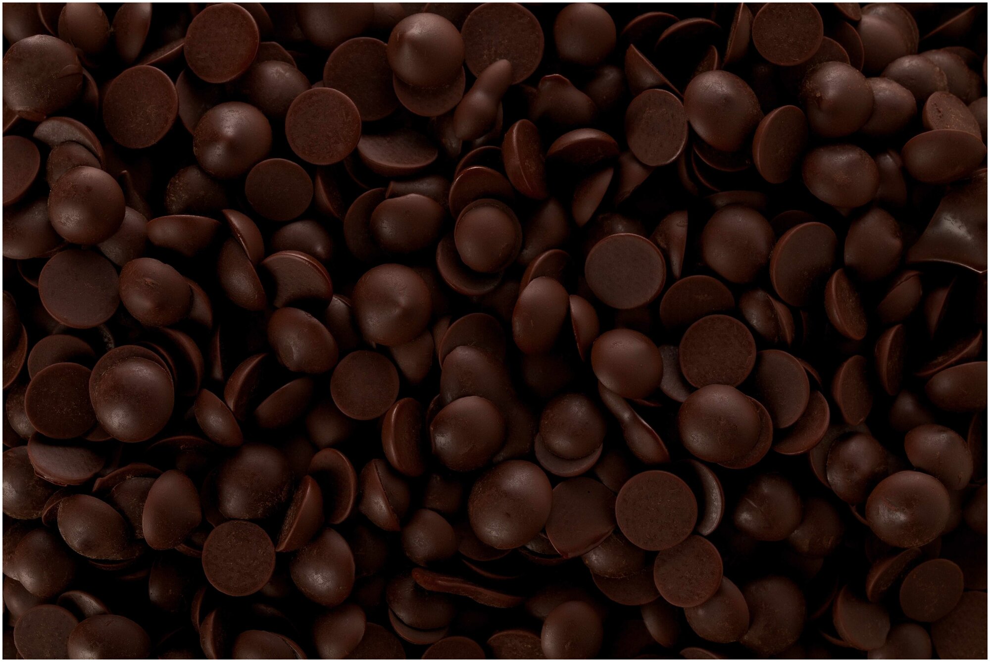 Шоколад кондитерский темный / В каллетах / В каплях и дисках SICAO / Какао 53% / Premium качество 500 г - фотография № 3