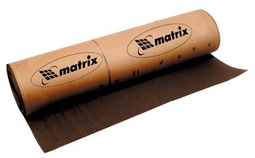 Шкурка на тканевой основе, P 120, 1000 мм х 20 м, водостойкая Matrix MATRIX