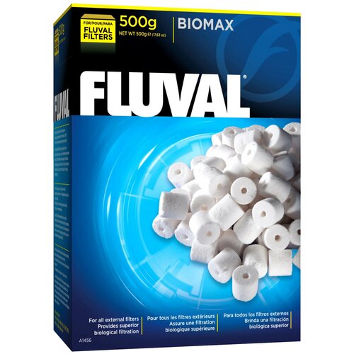 Наполнитель Fluval Biomax 500 г 500 г белый fluval ротор для fluval fx5 fx6 белый
