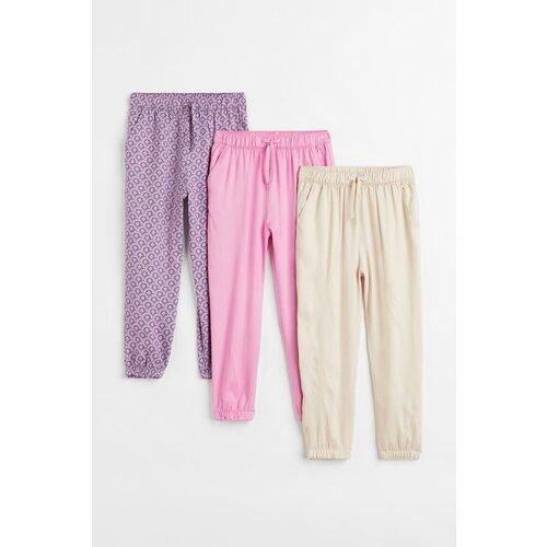 3 шт. штанов для бега - фиолетовый/разноцветный - 116