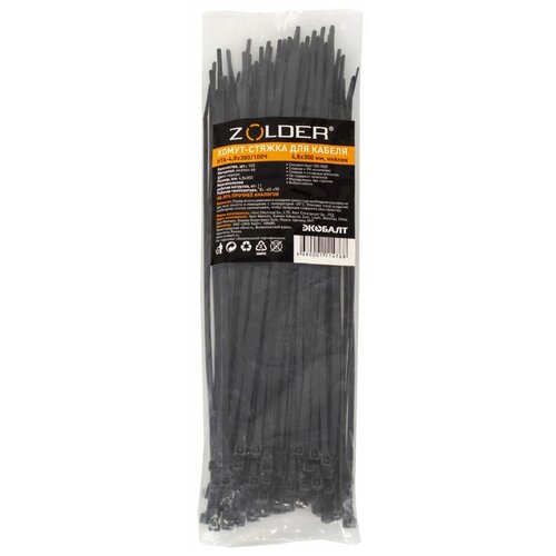 Стяжка для кабеля ZOLDER HTA-48х300100Ч 1351₽