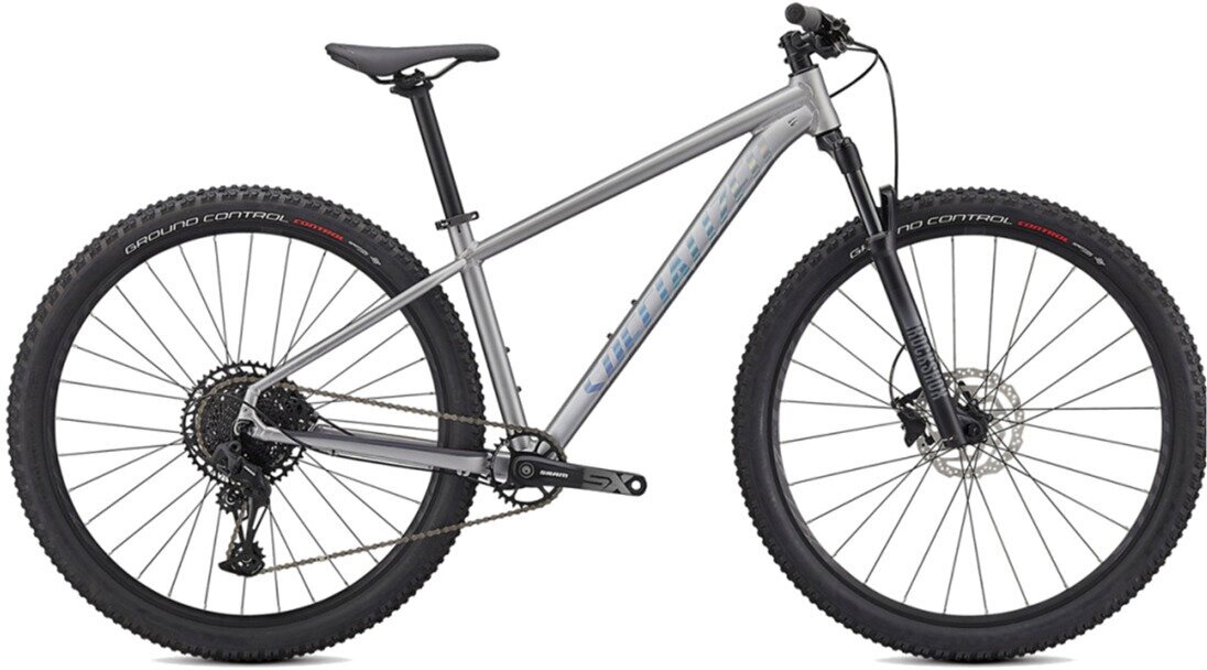 Велосипед Specialized Rockhopper Expert 29 (Satin Silver Dust / Black Holographic L)