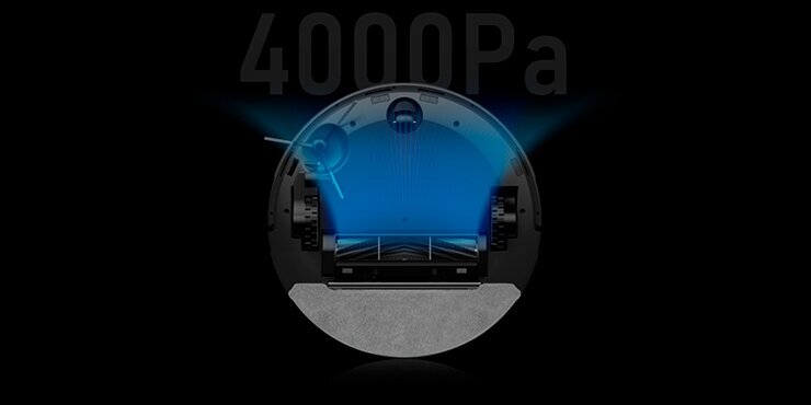 Робот-пылесос Viomi Robot Vacuum V5 Pro Black (628330) - фото №7