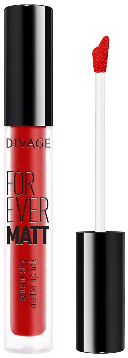 Divage      Matt Liquid Lipstick,  08