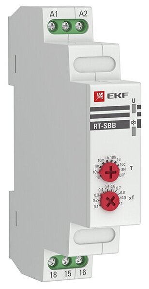 Реле времени RT-SBB (импульс при включении) 12-240В EKF PROxima rt-sbb-12-240