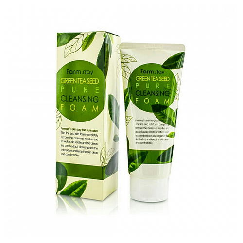 FarmStay Пенка для умывания с экстрактом зеленого чая, 180 мл FarmStay Green Tea Seed Pure Cleansing Foam