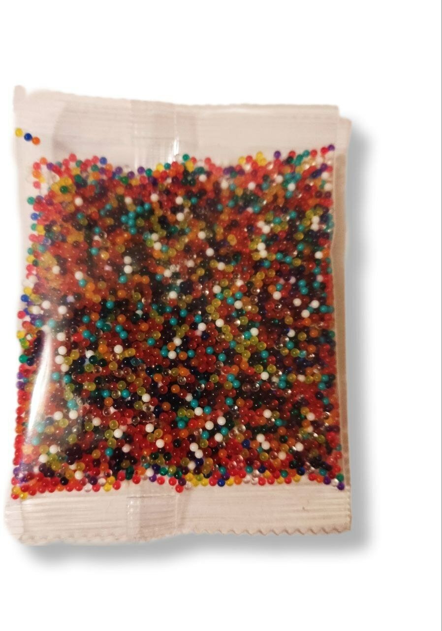 Орбиз-шары для аквагрунта 7-8 мм 10 000 шт разноцветные 50 гр. - фотография № 5