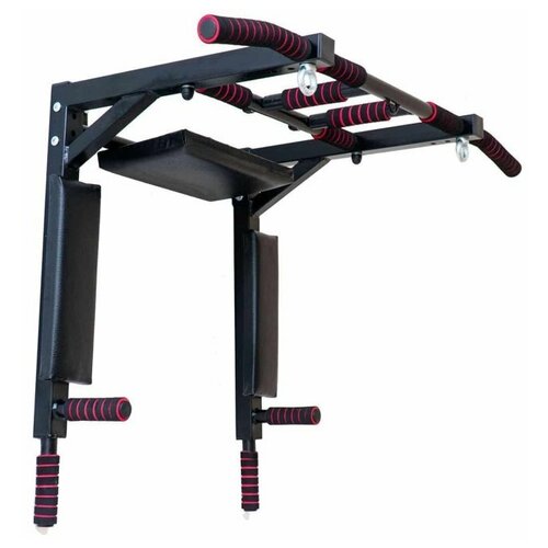 фото Брусья, турник sportlim люкс 40x40 черный