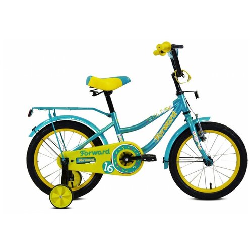 фото Велосипед forward funky 16" (2020)(желто-фиолетовый)