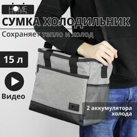 Термосумка холодильник для продуктов ланча пикника обеда