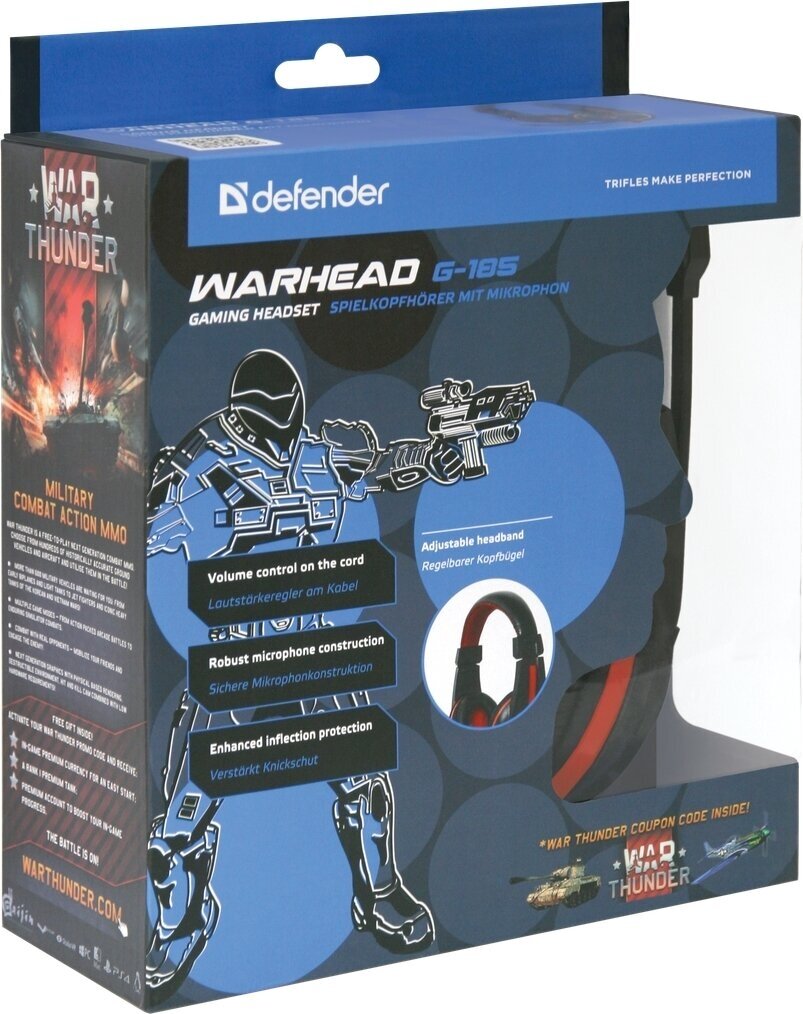 Компьютерная гарнитура Defender Warhead G-185