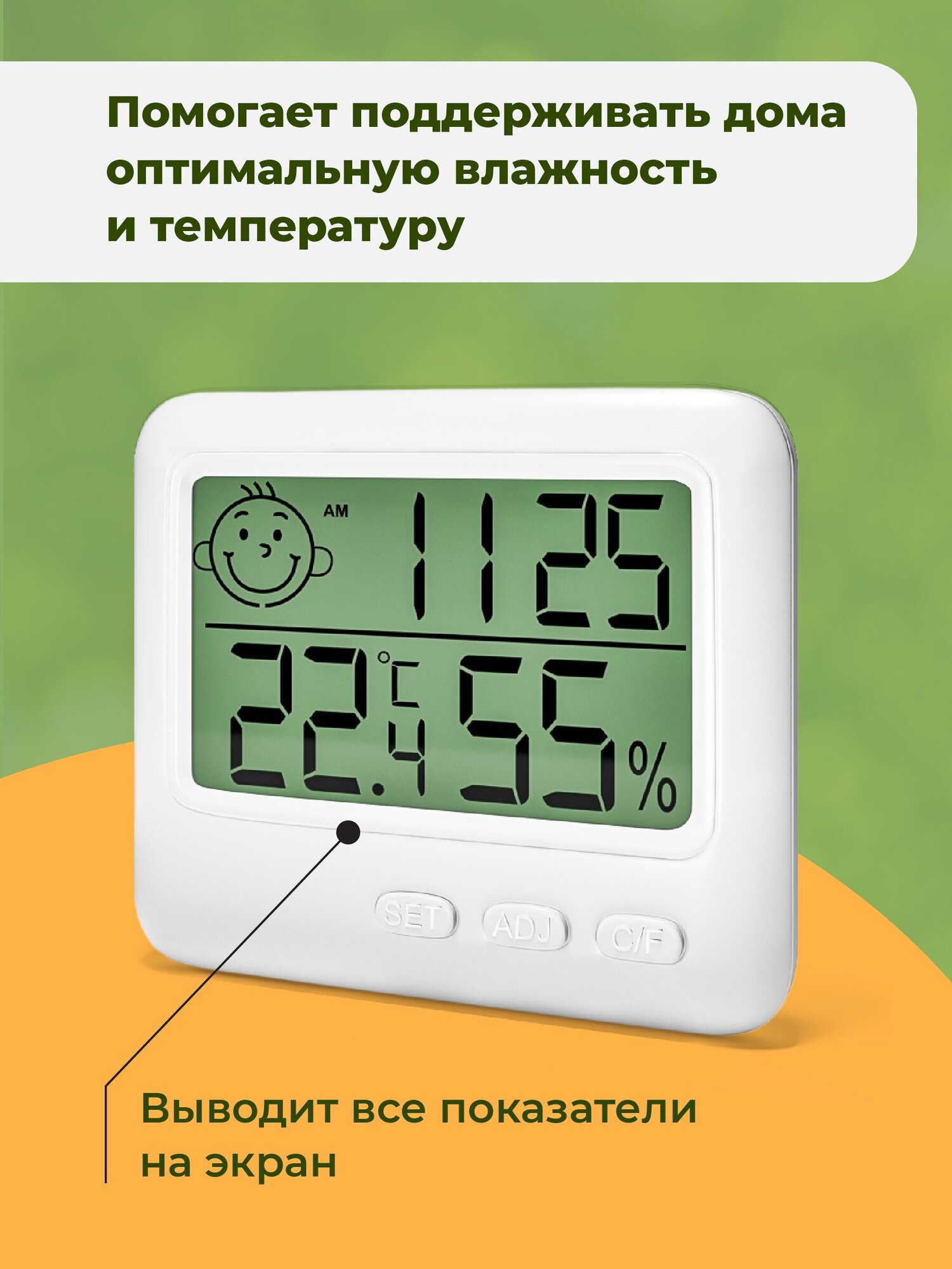 Электронный термометр, Birdhouse, Комнатный градусник, Домашняя метеостанция, Цифровой гигрометр